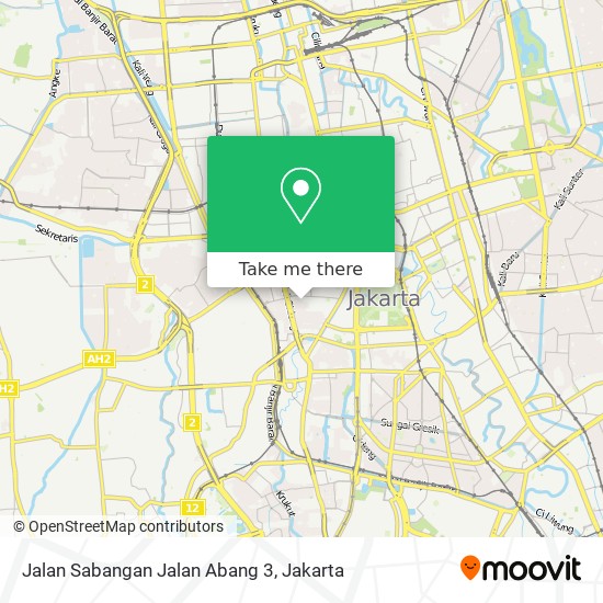 Jalan Sabangan Jalan Abang 3 map