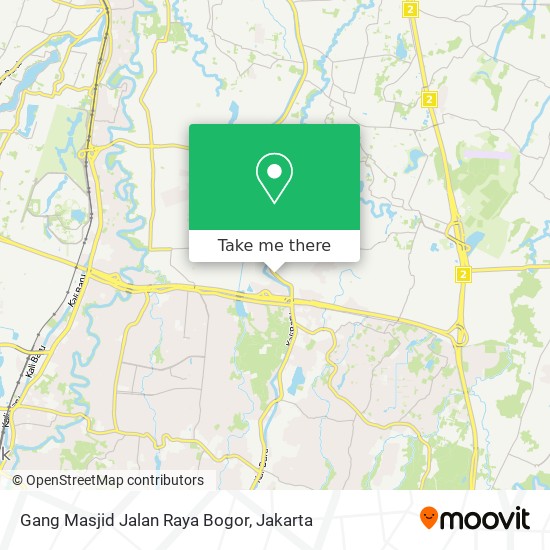 Gang Masjid Jalan Raya Bogor map