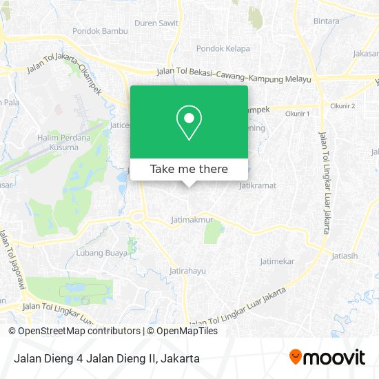 Jalan Dieng 4 Jalan Dieng II map