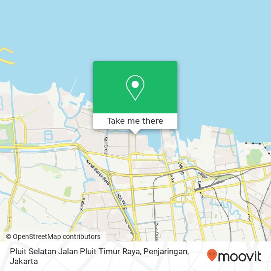 Pluit Selatan Jalan Pluit Timur Raya, Penjaringan map