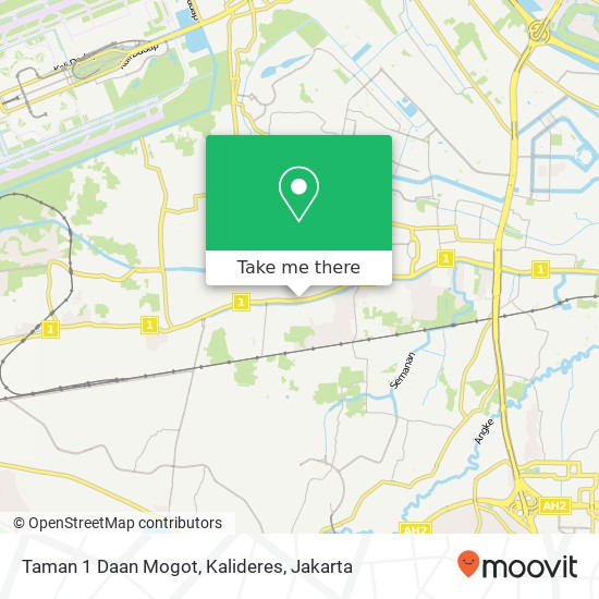 Taman 1 Daan Mogot, Kalideres map