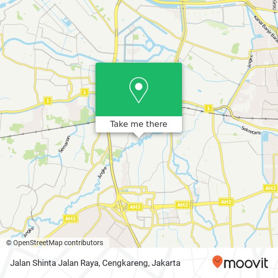 Jalan Shinta Jalan Raya, Cengkareng map