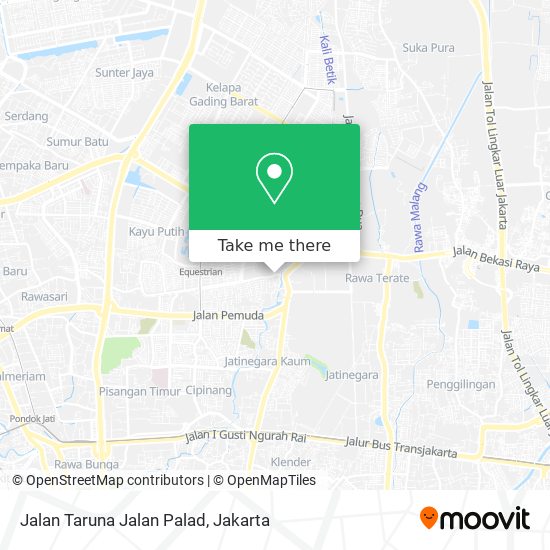 Jalan Taruna Jalan Palad map