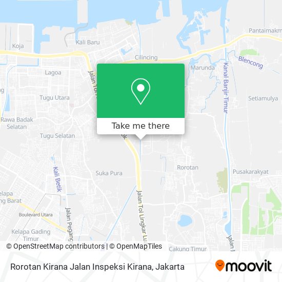 Rorotan Kirana Jalan Inspeksi Kirana map