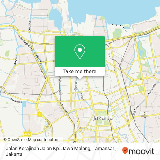 Jalan Kerajinan Jalan Kp. Jawa Malang, Tamansari map