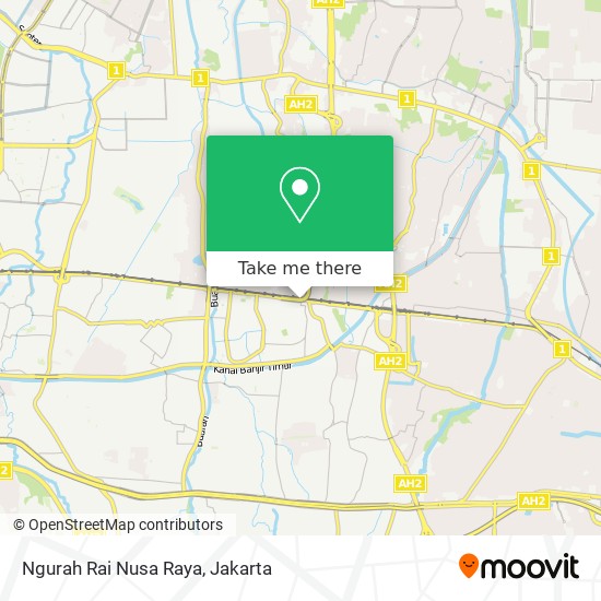 Ngurah Rai Nusa Raya map