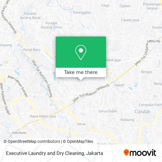 Executive Laundry and Dry Cleaning map