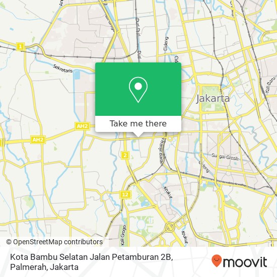 Kota Bambu Selatan Jalan Petamburan 2B, Palmerah map