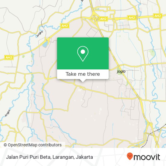 Jalan Puri Puri Beta, Larangan map