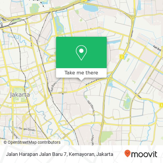 Jalan Harapan Jalan Baru 7, Kemayoran map