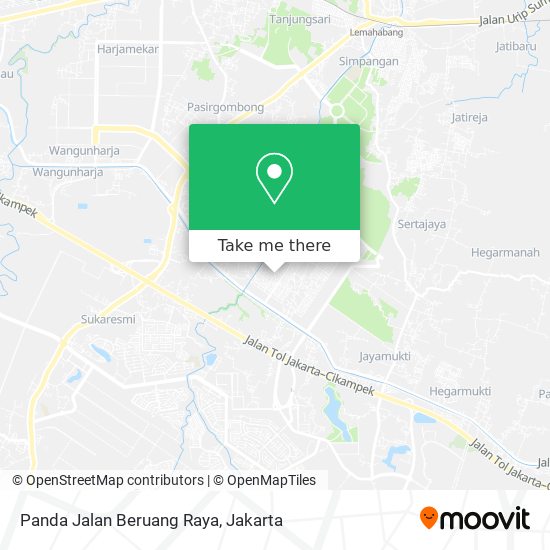 Panda Jalan Beruang Raya map