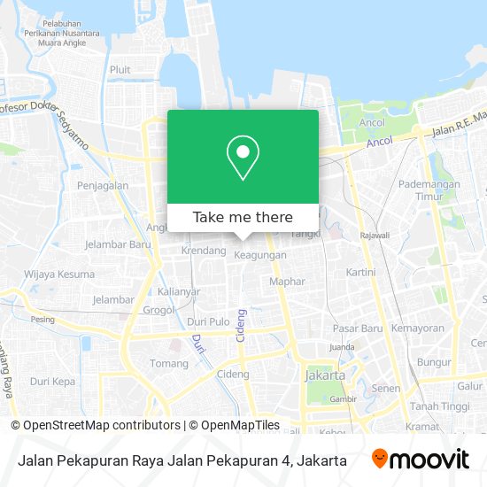 Jalan Pekapuran Raya Jalan Pekapuran 4 map