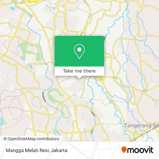 Mangga Melati Resi map