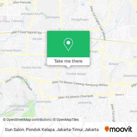 Gun Salon. Pondok Kelapa. Jakarta-Timur map