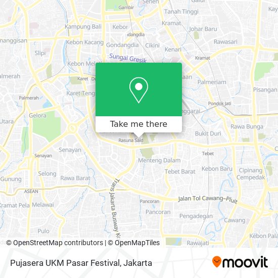 Pujasera UKM Pasar Festival map