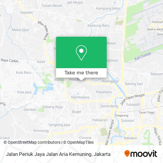 Jalan Periuk Jaya Jalan Aria Kemuning map