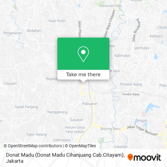 Donat Madu (Donat Madu Cihanjuang Cab.Citayam) map