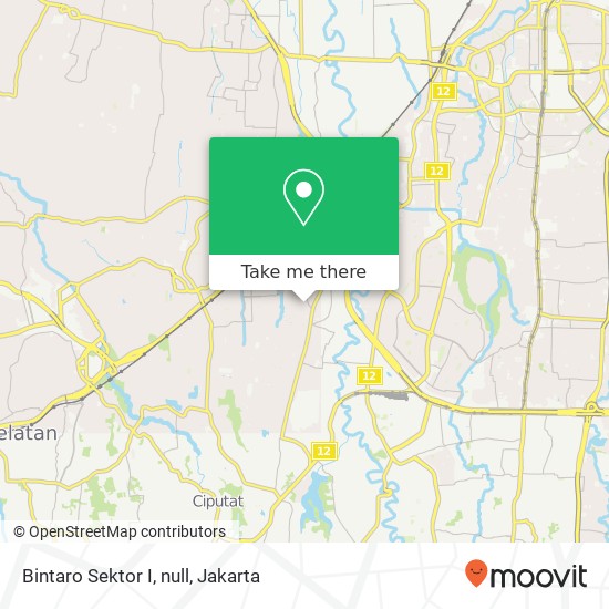 Bintaro Sektor I, null map