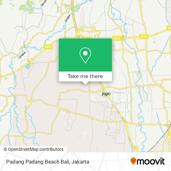 Padang Padang Beach Bali map