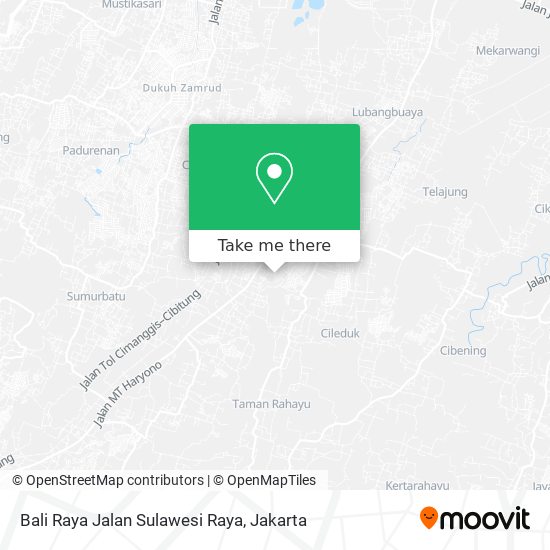 Bali Raya Jalan Sulawesi Raya map