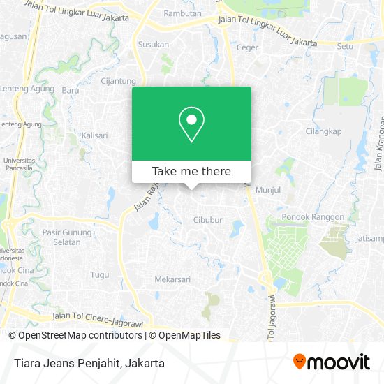 Tiara Jeans Penjahit map