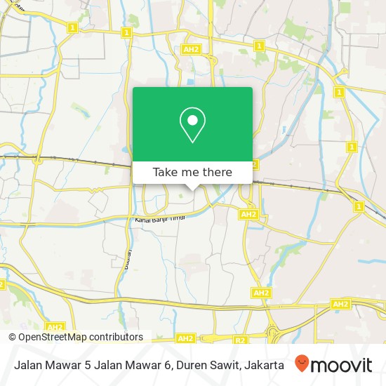 Jalan Mawar 5 Jalan Mawar 6, Duren Sawit map