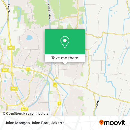 Jalan Mangga Jalan Baru map