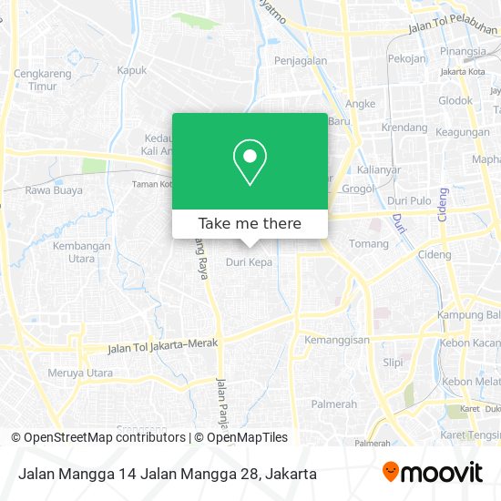 Jalan Mangga 14 Jalan Mangga 28 map