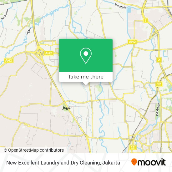 New Excellent Laundry and Dry Cleaning map