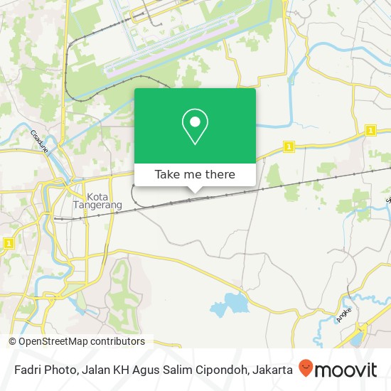 Fadri Photo, Jalan KH Agus Salim Cipondoh map