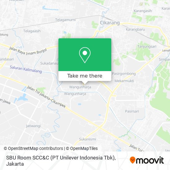 SBU Room SCC&C (PT Unilever Indonesia Tbk) map