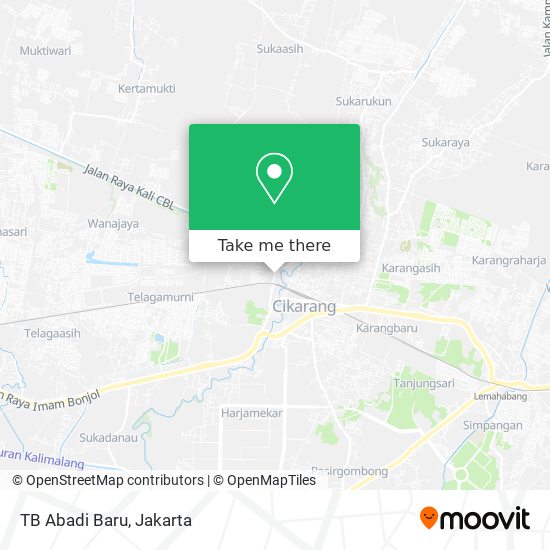 TB Abadi Baru map