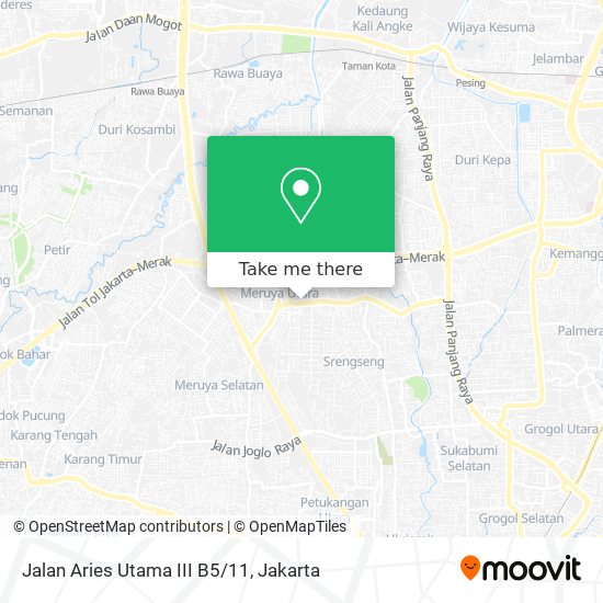 Jalan Aries Utama III B5/11 map