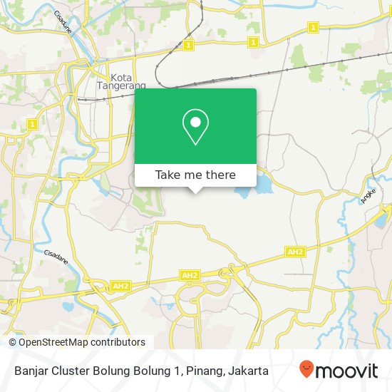 Banjar Cluster Bolung Bolung 1, Pinang map