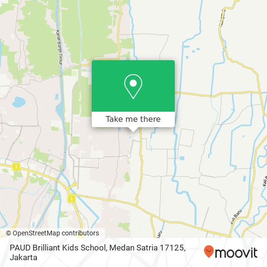 PAUD Brilliant Kids School, Medan Satria 17125 map