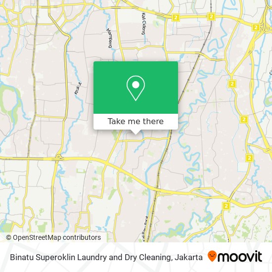 Binatu Superoklin Laundry and Dry Cleaning map