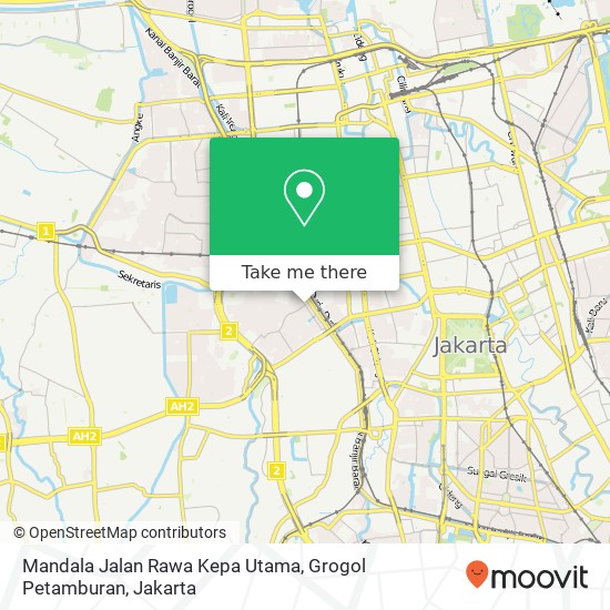 Mandala Jalan Rawa Kepa Utama, Grogol Petamburan map