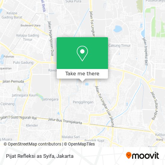 Pijat Refleksi as Syifa map