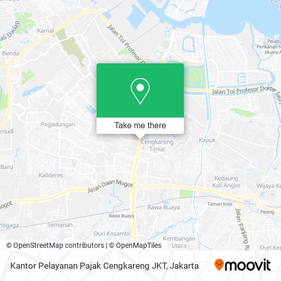 Kantor Pelayanan Pajak Cengkareng JKT map
