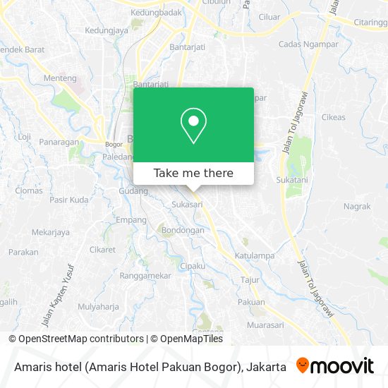 Amaris hotel (Amaris Hotel Pakuan Bogor) map