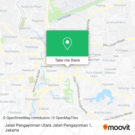 Jalan Pengayoman Utara Jalan Pengayoman 1 map