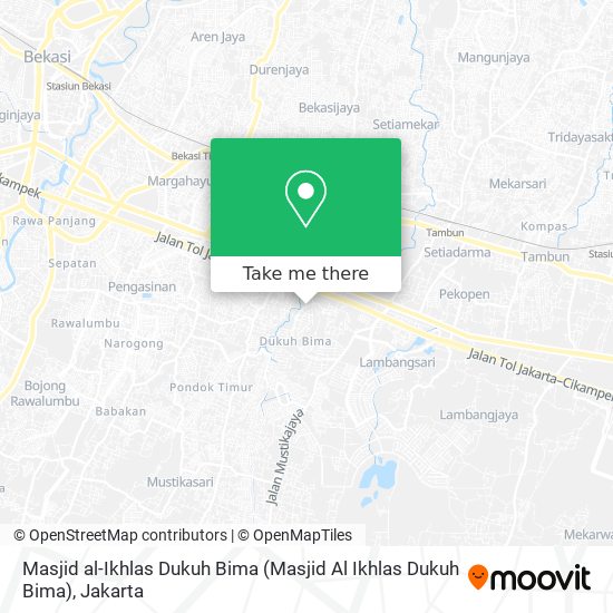 Masjid al-Ikhlas Dukuh Bima map
