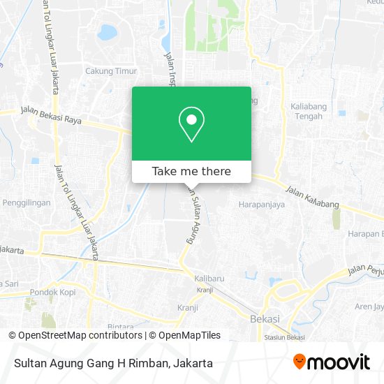 Sultan Agung Gang H Rimban map