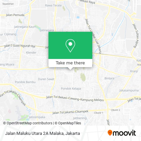 Jalan Maluku Utara 2A Malaka map