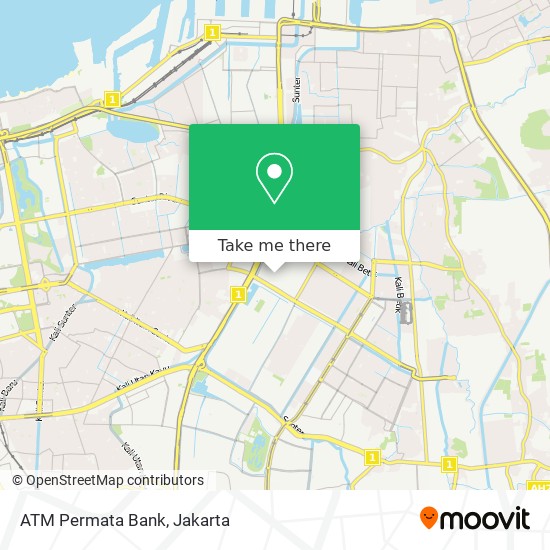 ATM Permata Bank map