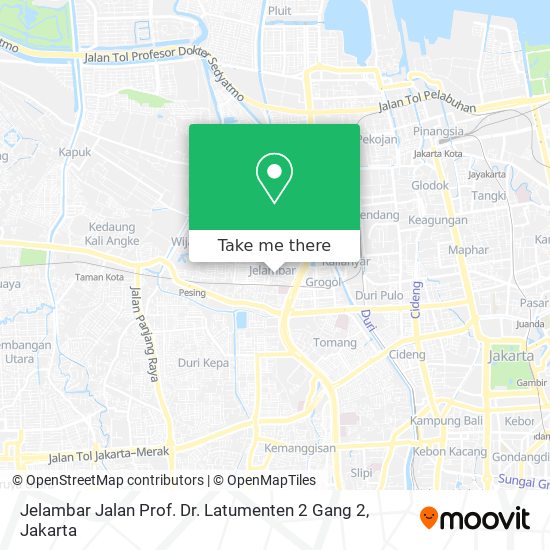 Jelambar Jalan Prof. Dr. Latumenten 2 Gang 2 map