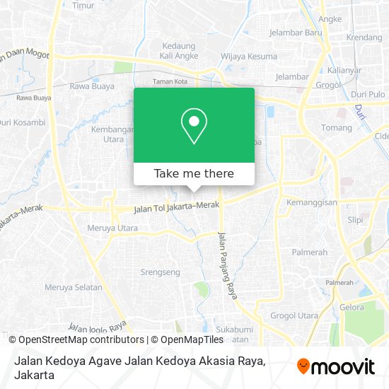 Jalan Kedoya Agave Jalan Kedoya Akasia Raya map