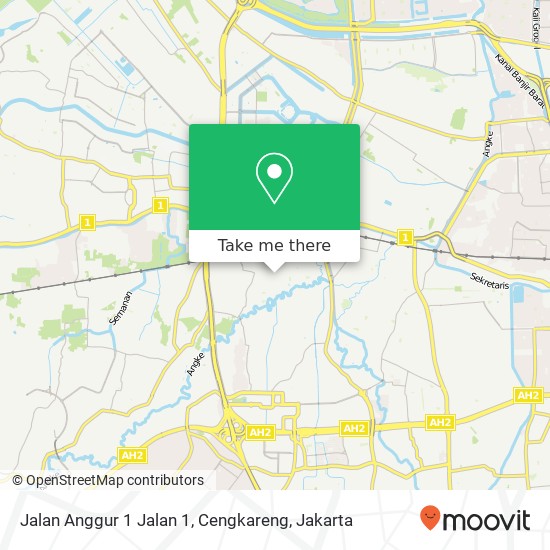 Jalan Anggur 1 Jalan 1, Cengkareng map