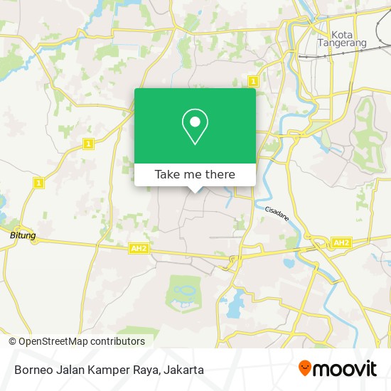 Borneo Jalan Kamper Raya map