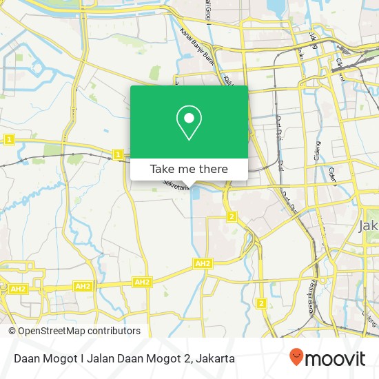 Daan Mogot I Jalan Daan Mogot 2 map